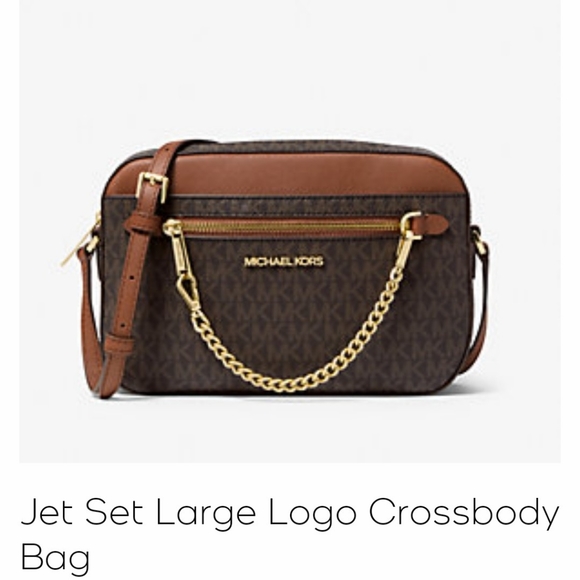 MICHAEL Michael Kors Handbags - 💥💥Last Price Drop💥💥Michael Kors Large Logo Leather Crossbody NWT